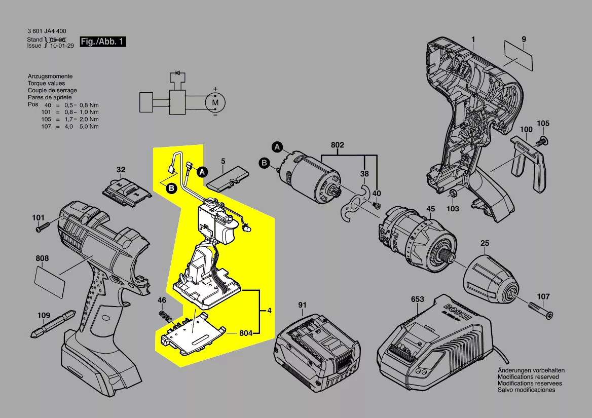 Module électronique réf. 1 607 233 519 Bosch